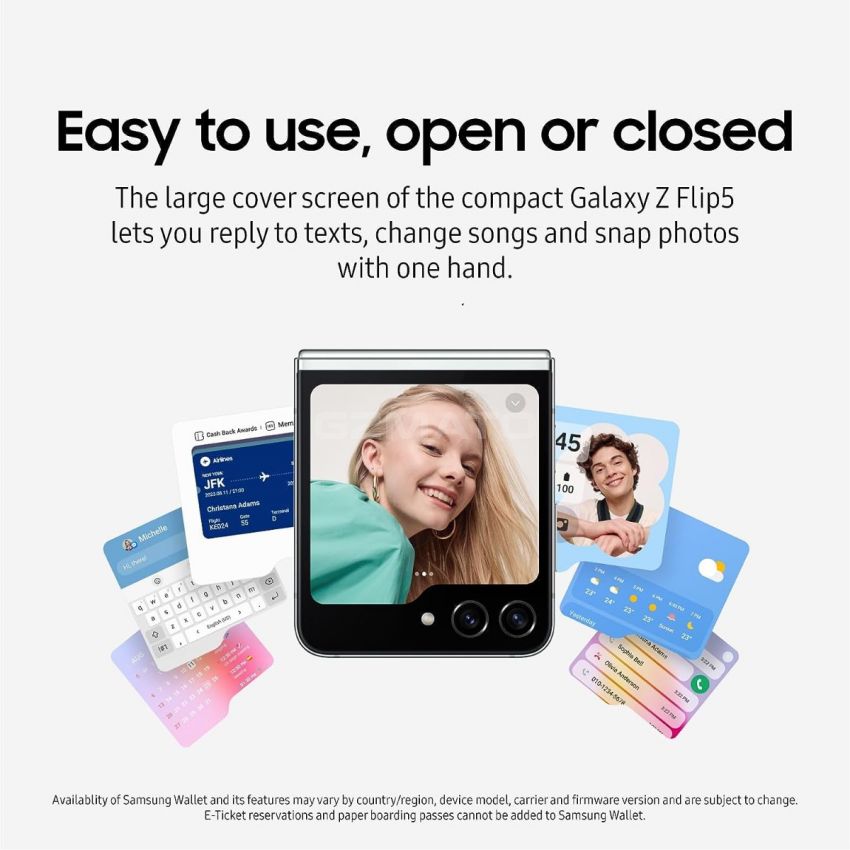 SAMSUNG Galaxy Z Flip 5 Cell Phone Factory Unlocked Android Smartphone