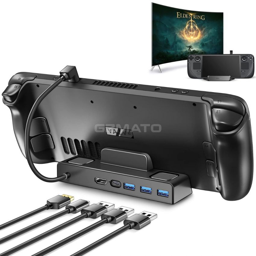 Valve Steam Deck 512GB NvMe Handheld Console - Original Imported from the United States, Non-upgraded Edition, In stock - Black