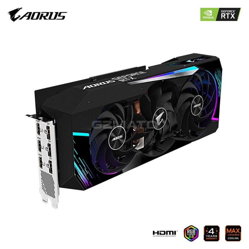 Gigabyte Nvidia GeForce RTX 3080 AORUS Master 10GB GDDR6X Graphics Card (GV-N3080AORUS M-10GD)