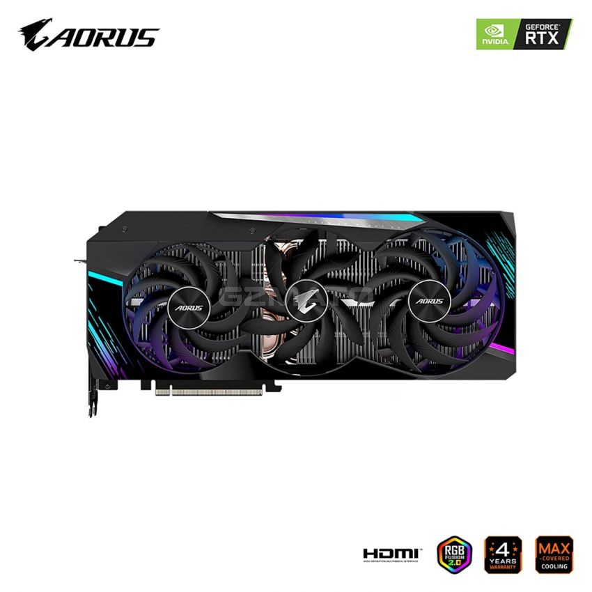 Gigabyte Nvidia GeForce RTX 3080 AORUS Master 10GB GDDR6X Graphics Card (GV-N3080AORUS M-10GD)