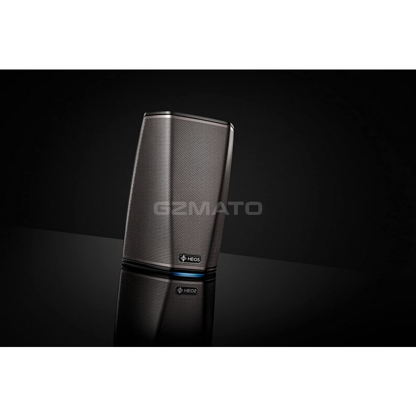 Denon HEOS 1 HS2 New Hi-Res Audio, Compact, Portable Wireless Bluetooth Speaker with Amazing Sound (Updated Version), Black, 5.08 x 7.44 x 5.04