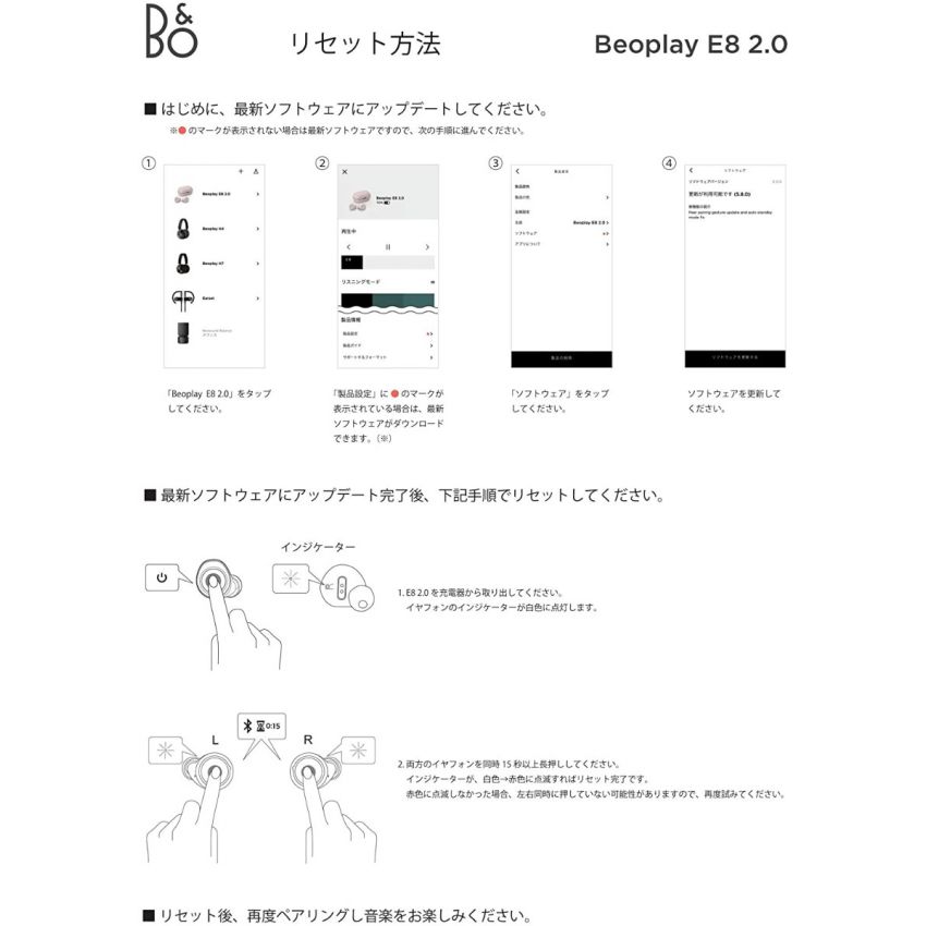 Bang & Olufsen Beoplay E8 2.0 True Wireless Earphones Qi Charging, Black