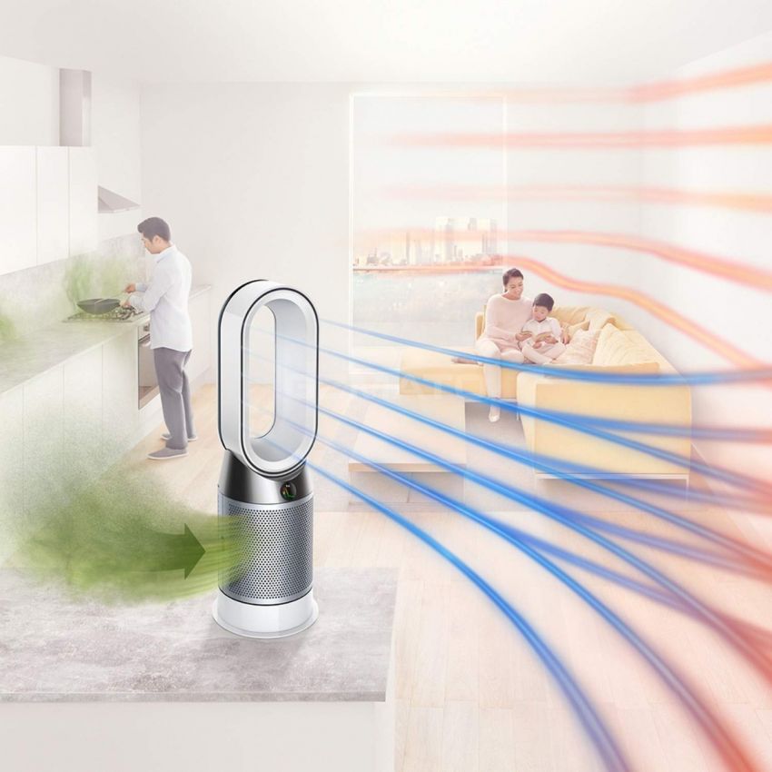 Dyson Pure Hot+Cool™ Air Purifier (Blue /Silver) HP04