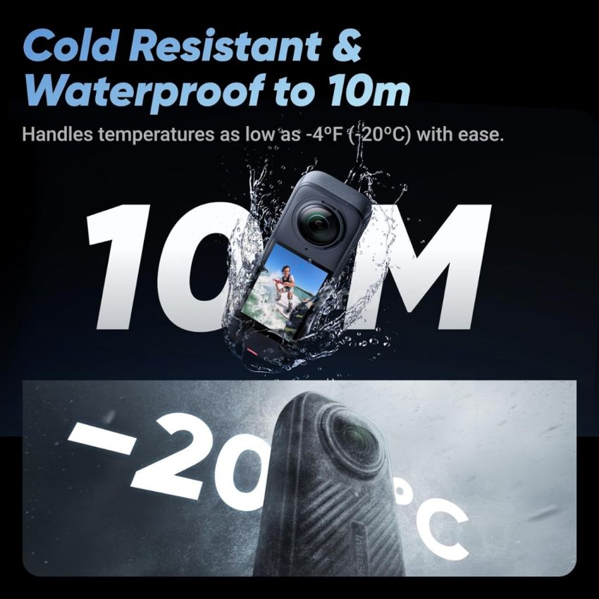 Insta360 X4 - Waterproof 8K 360 Action Camera