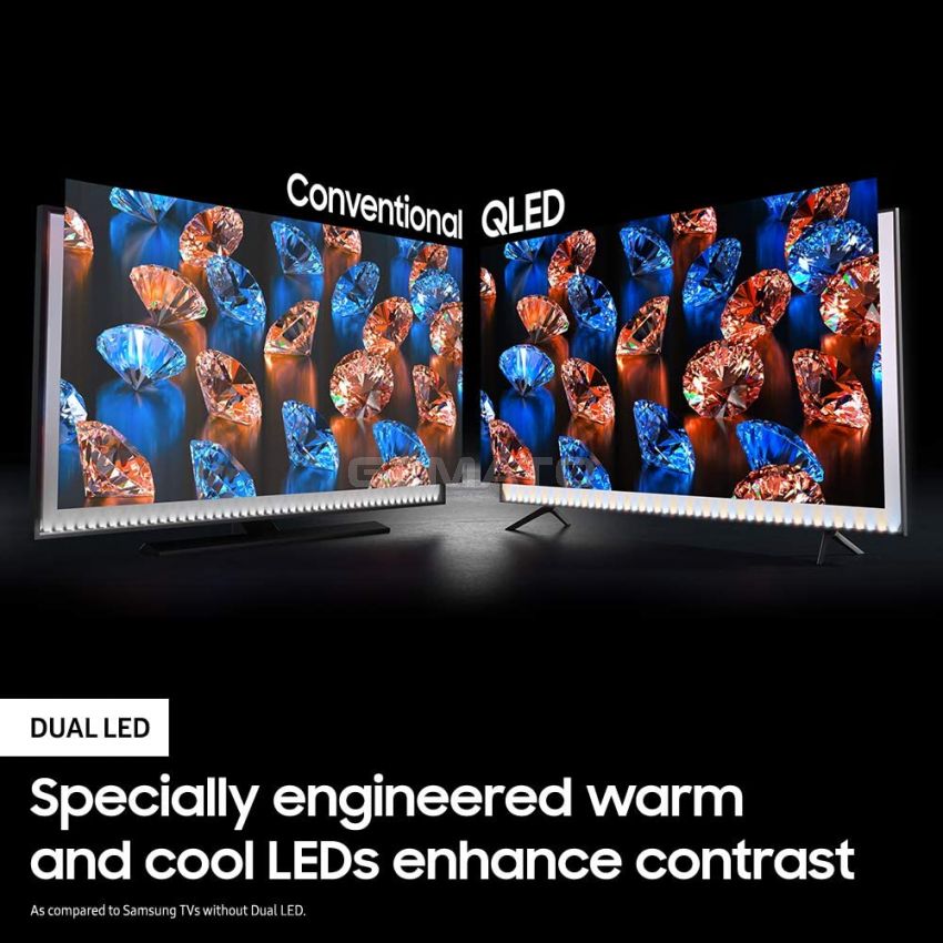 SAMSUNG 55-inch Class QLED Q60T Series - 4K UHD Smart TV