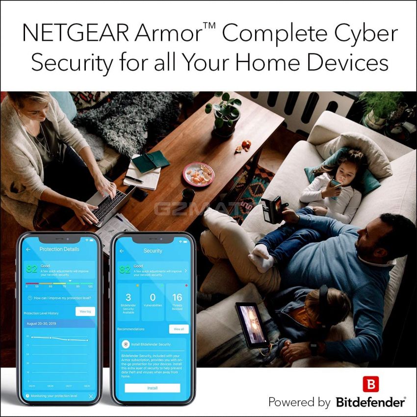 NETGEAR Orbi Whole Home Tri-band Mesh WiFi 6 System (RBK752) – Router with 1 Satellite Extender | Coverage up to 5,000 sq. ft. and 40+ Devices | AX4200 (Up to 4.2Gbps)