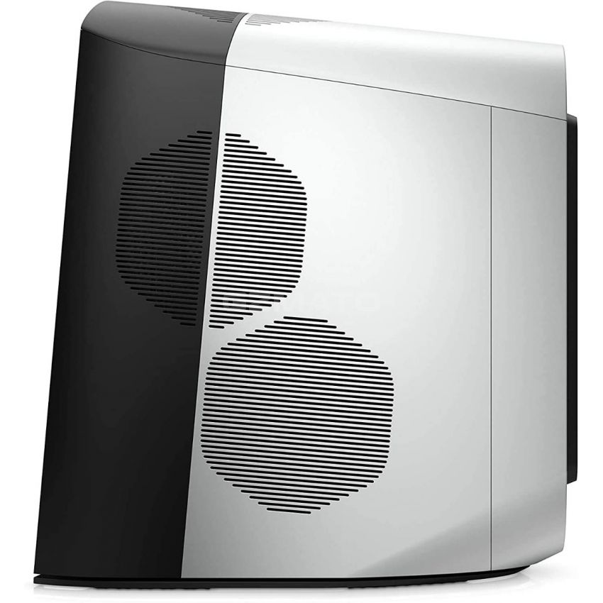 2021 Newest Dell Alienware Aurora R10 Gaming Desktop, AMD Ryzen 5 5600X, 16GB HyperX DDR4 SSD512GB+ 1TB HDD, Lunar Light White, Liquid Cooling, 1000W PSU, Killer Wifi 6