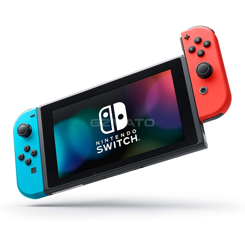 Nintendo Switch with Neon Blue and Neon Red Joy‑Con - HAC-001(-01) HK Version, English