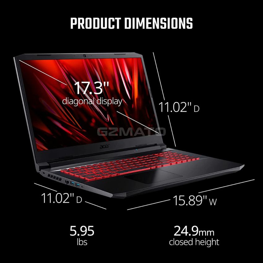 Acer Nitro 5 AN517-54-79L1 Gaming Laptop | Intel Core i7-11800H | NVIDIA GeForce RTX 3050Ti Laptop GPU | 17.3