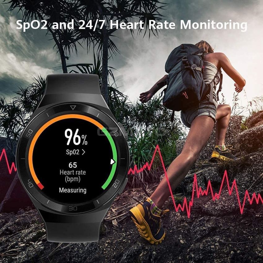 HUAWEI Watch GT 2e Bluetooth SmartWatch, Sport GPS 14 Days Working Fitness Tracker, Heart Rate Tracker, Blood Oxygen Monitor, Waterproof for Android and iOS, 46mm Graphite Black