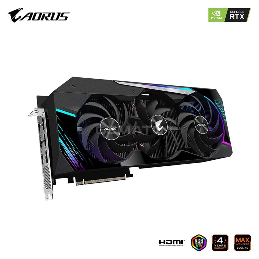 Gigabyte Nvidia GeForce RTX 3080 AORUS Master 10GB GDDR6X Graphics Card (GV-N3080AORUS M-10GD)