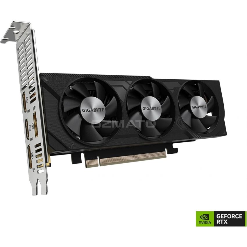 GIGABYTE GeForce RTX 4060 OC Low Profile 8G Graphics Card, 3X WINDFORCE Fans, 8GB 128-bit GDDR6, GV-N4060OC-8GL Video Card