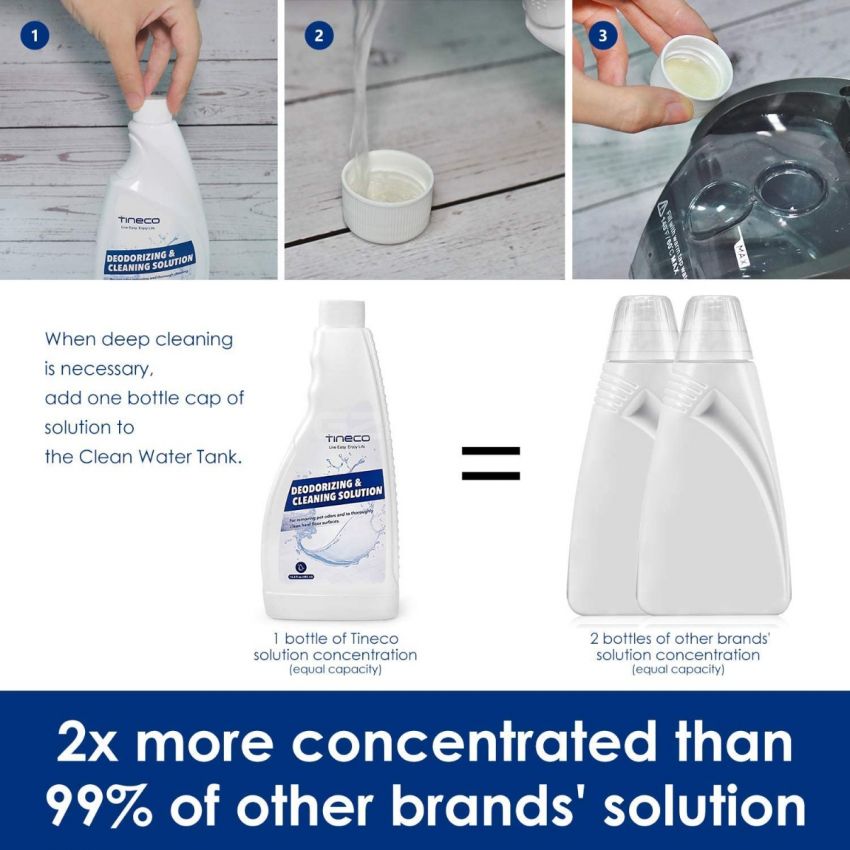 Tineco Multi-Surface Floor Cleaning Solution for iFLOOR, iFLOOR 3, FLOOR ONE S3 Wet Dry Vacuum, 16.2 OZ