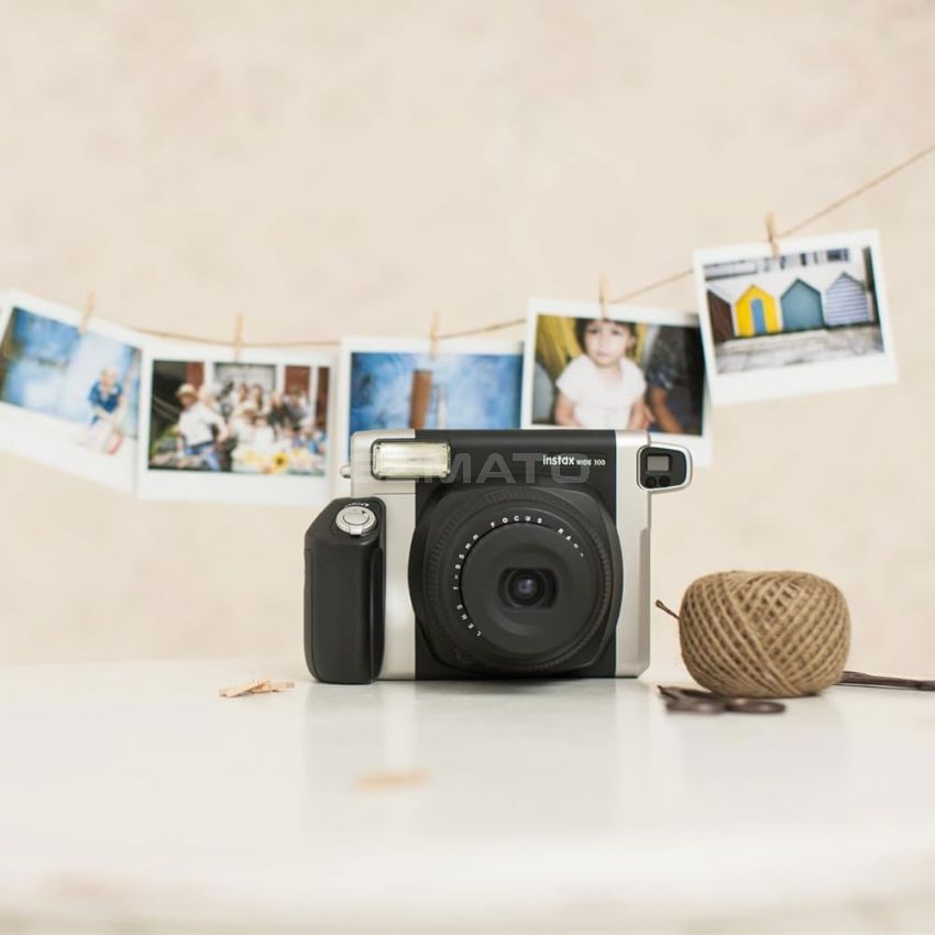 Fujifilm Instax Wide 300 Instant Film Camera (Black)