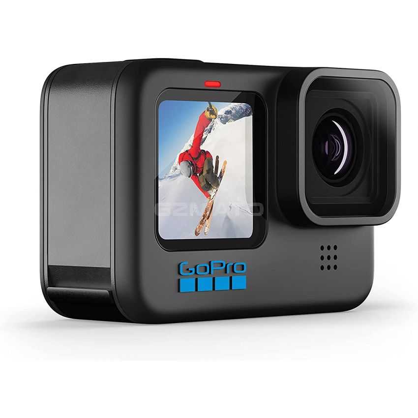 GoPro HERO10 Black - Waterproof Action Camera with Front LCD and Touch Rear Screens, 5.3K60 Ultra HD Video, 23MP Photos, 1080p Live Streaming, Webcam, Stabilization