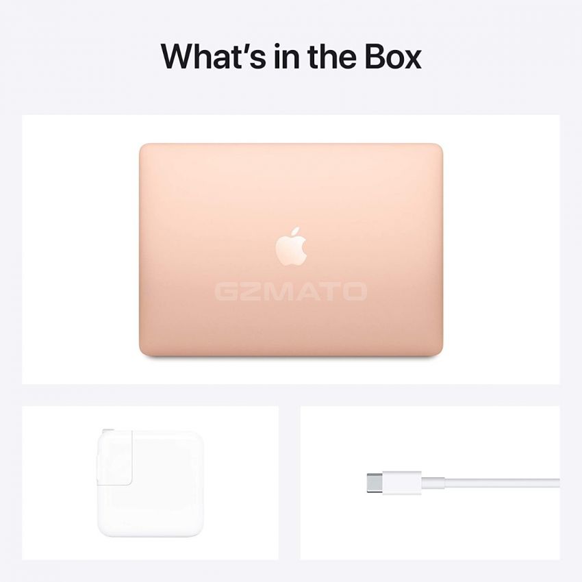 Apple MacBook Air 13-Inch M1 Chip 8-Core RAM 8GB 512GB Retina Display with True Tone, Touch ID - Gold