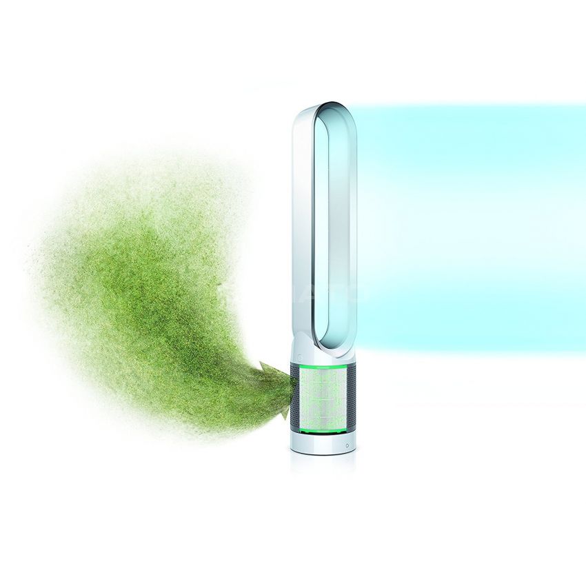 Dyson Pure Cool Link Tower WiFi-Enabled Air Purifier, TP03 Black/ Silver