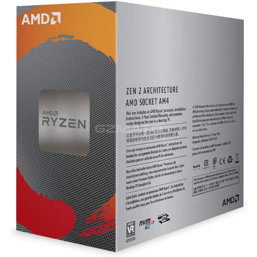 AMD Ryzen 5 3600 6-Core, 4.2 GHz 12-Thread Unlocked Desktop Processor with Wraith Stealth Cooler