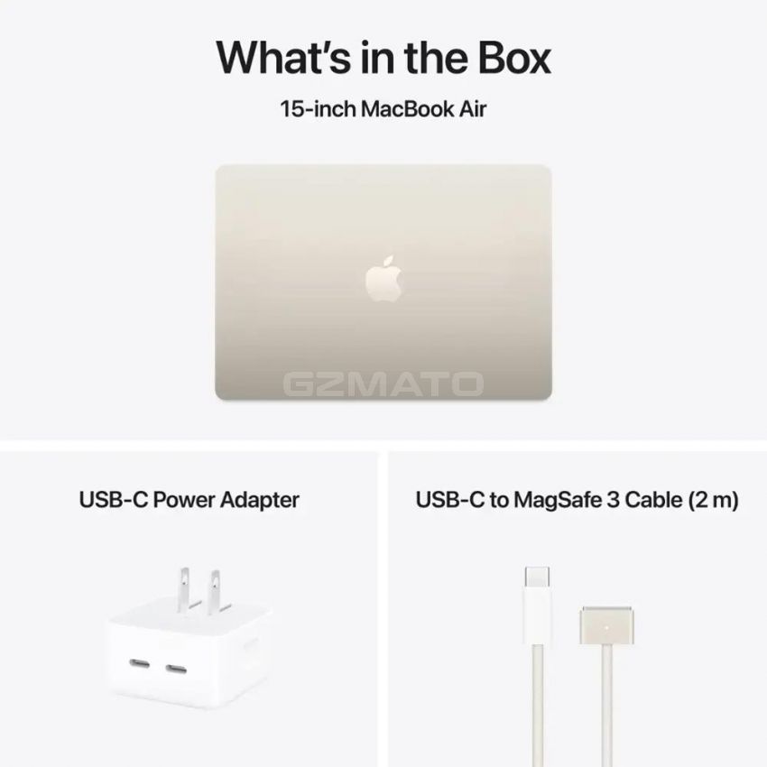 Apple - 15-inch MacBook Air M4 chip 256GB SSD 16GB Memory 10-Core CPU 10-Core GPU Built for Apple Intelligence - Starlight