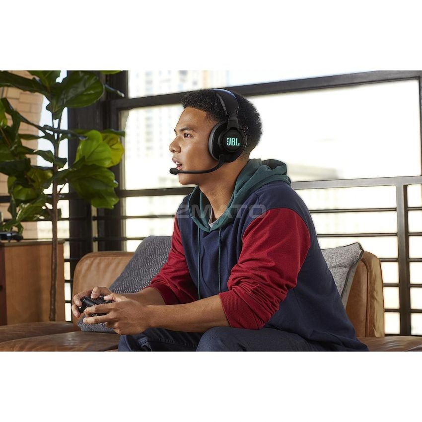 JBL Quantum 600, Wireless Over-Ear Performance Gaming Headset, Black