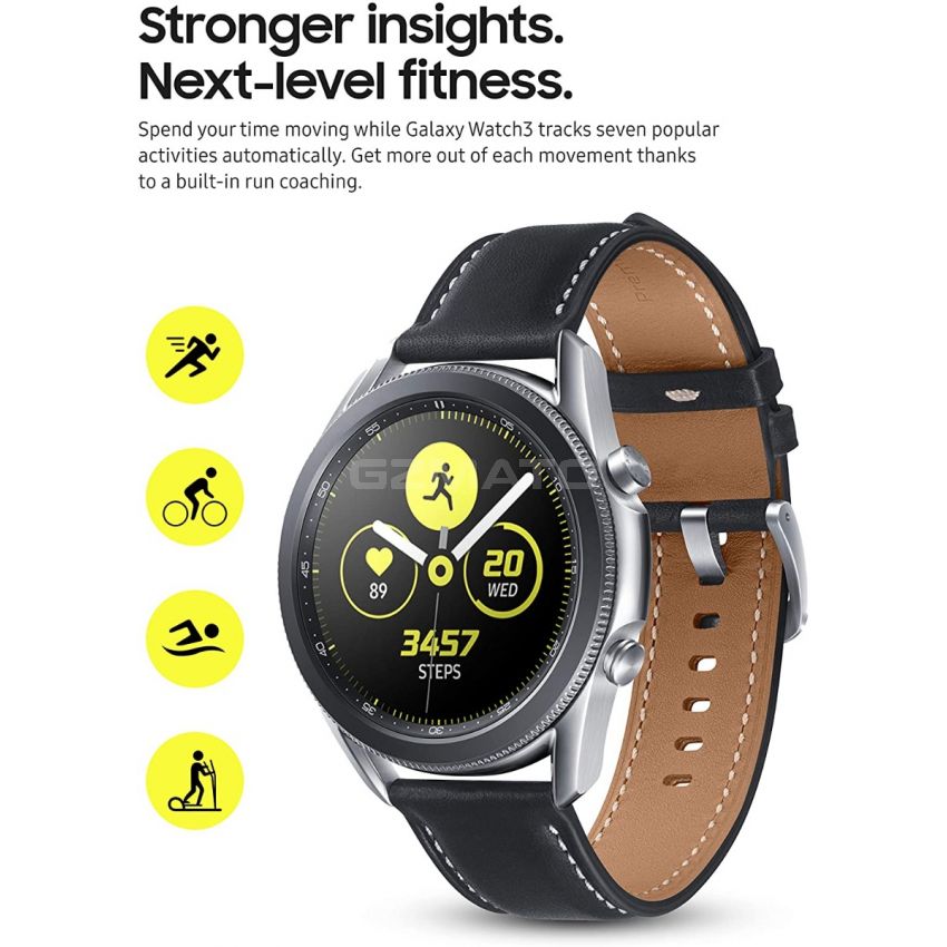 SAMSUNG Galaxy Watch 3 (41mm, GPS, Bluetooth) Smart Watch with Advanced Health Monitoring, Fitness Tracking, and Long Lasting Battery - Mystic Bronze (HK Version)