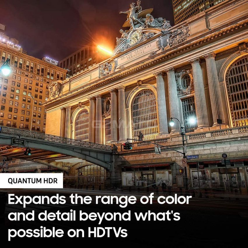 SAMSUNG 55-inch Class QLED Q70T Series - 4K UHD Smart TV