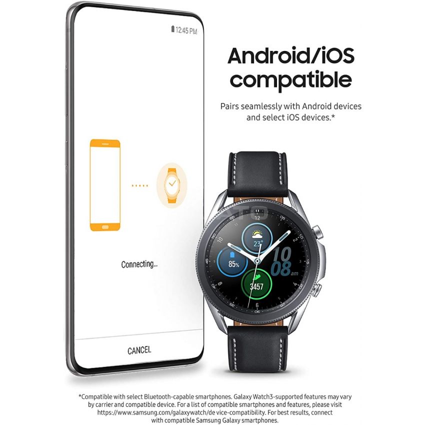 SAMSUNG Galaxy Watch 3 (41mm, GPS, Bluetooth) Smart Watch with Advanced Health Monitoring, Fitness Tracking, and Long Lasting Battery - Mystic Bronze (HK Version)