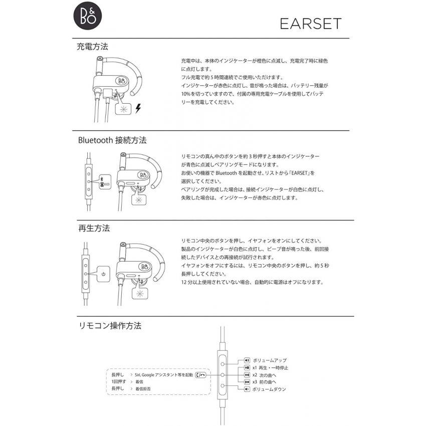 Bang & Olufsen Earset - Premium Wireless Earphones