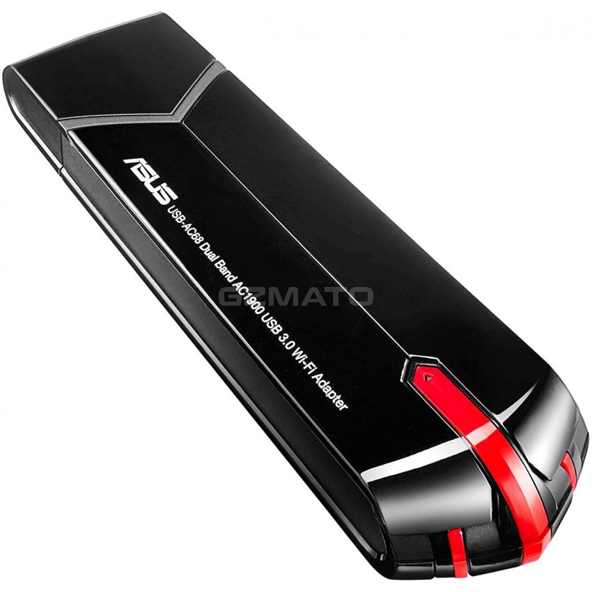 ASUS USB-AC68 AC1900 Dual-band USB 3.0 WiFi Adapter, Cradle included