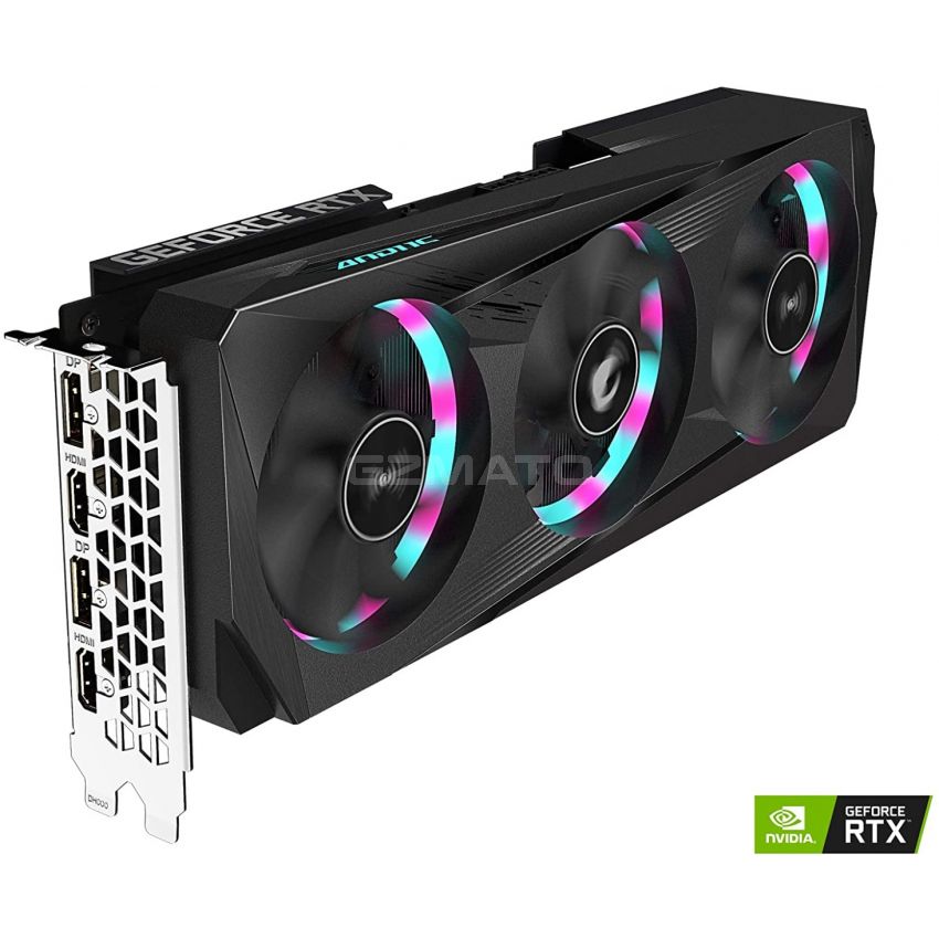 GIGABYTE AORUS GeForce RTX 3060 Elite 12G Graphics Card, 3X WINDFORCE Fans, 12GB 192-bit GDDR6, GV-N3060AORUS E-12GD Video Card