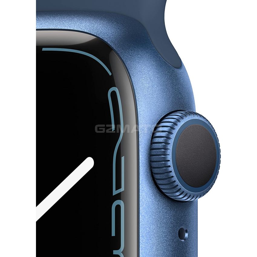 Apple Watch Series 7 Aluminum with Sport Band-Blue-GPS + Cellular-41mm