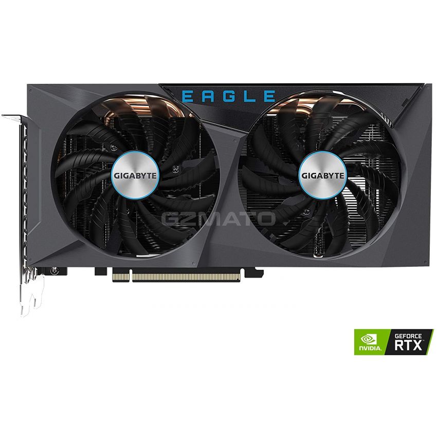 GIGABYTE GeForce RTX 3060 Eagle OC 12G Graphics Card, 2X WINDFORCE Fans, 12GB 192-bit GDDR6, GV-N3060EAGLE OC-12GD Video Card