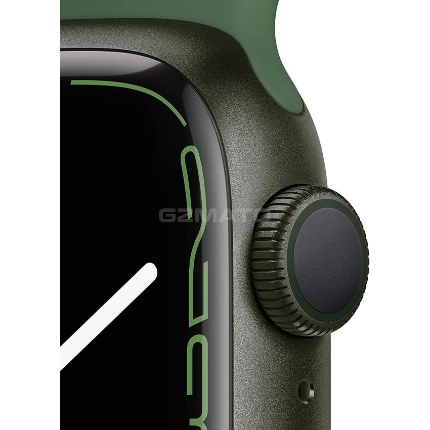 Apple Watch Series 7 Aluminum with Sport Band-Green-GPS-45mm