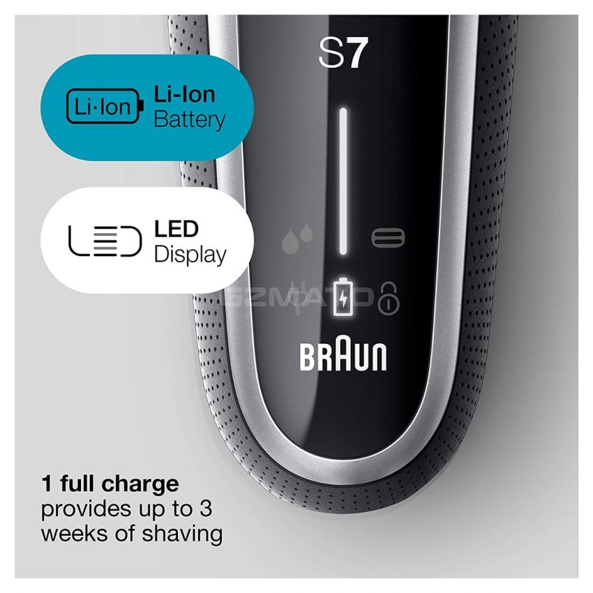 Braun Electric Razor for Men, Series 70-7001cc-7071cc 360 Flex Head Electric Shaver with Beard Trimmer, Rechargeable, Wet & Dry with Clean & Charging Station and Travel Case