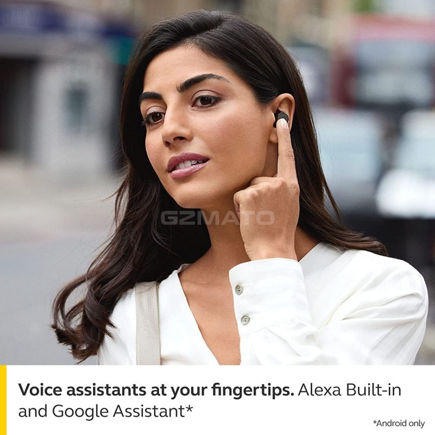 Jabra Elite 7 Pro in Ear Bluetooth Earbuds - Adjustable Active Noise Cancellation True Wireless Buds in a Compact Design with Jabra MultiSensor Voice Technology for Clear Calls - Titanium Black