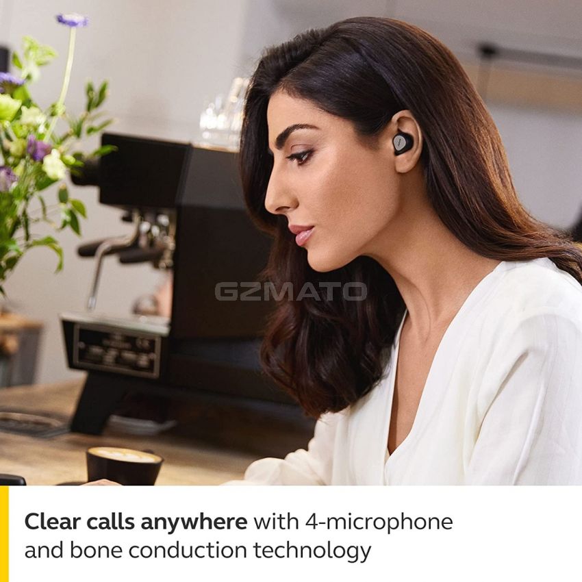 Jabra Elite 7 Pro in Ear Bluetooth Earbuds - Adjustable Active Noise Cancellation True Wireless Buds in a Compact Design with Jabra MultiSensor Voice Technology for Clear Calls - Titanium Black