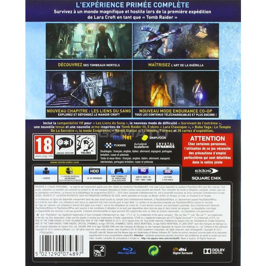 Rise of The Tomb Raider 20 Year Celebration - PlayStation 4