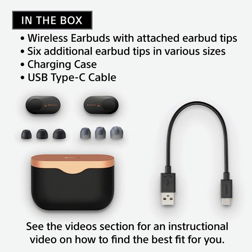 Sony WF-1000XM3 Industry Leading Noise Canceling Truly Wireless Earbuds Headset/Headphones with AlexaVoice Control And Mic For Phone Call, Silver