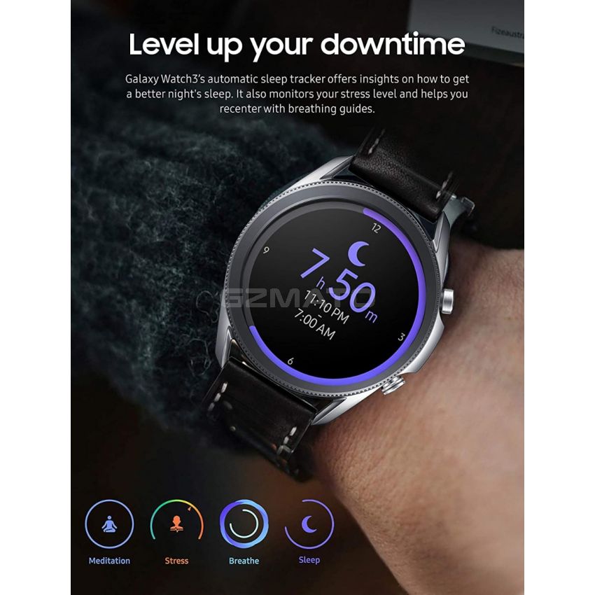 SAMSUNG Galaxy Watch 3 (41mm, GPS, Bluetooth) Smart Watch with Advanced Health Monitoring, Fitness Tracking, and Long Lasting Battery - Mystic Bronze (HK Version)
