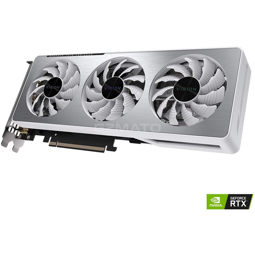 GIGABYTE GeForce RTX 3060 Vision OC 12G Graphics Card, 3X WINDFORCE Fans, 12GB 192-bit GDDR6, GV-N3060VISION OC-12GD Video Card