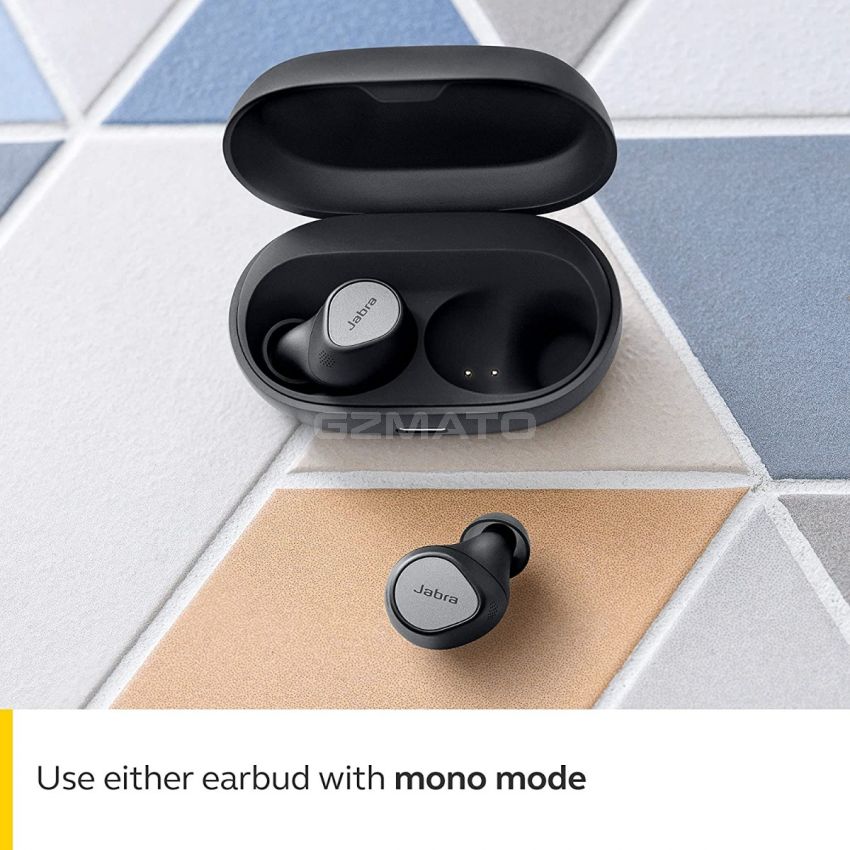 Jabra Elite 7 Pro in Ear Bluetooth Earbuds - Adjustable Active Noise Cancellation True Wireless Buds in a Compact Design with Jabra MultiSensor Voice Technology for Clear Calls - Titanium Black