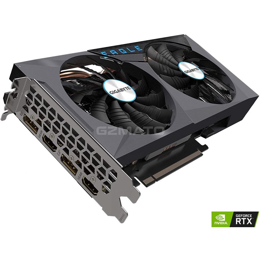 GIGABYTE GeForce RTX 3060 Eagle OC 12G Graphics Card, 2X WINDFORCE Fans, 12GB 192-bit GDDR6, GV-N3060EAGLE OC-12GD Video Card
