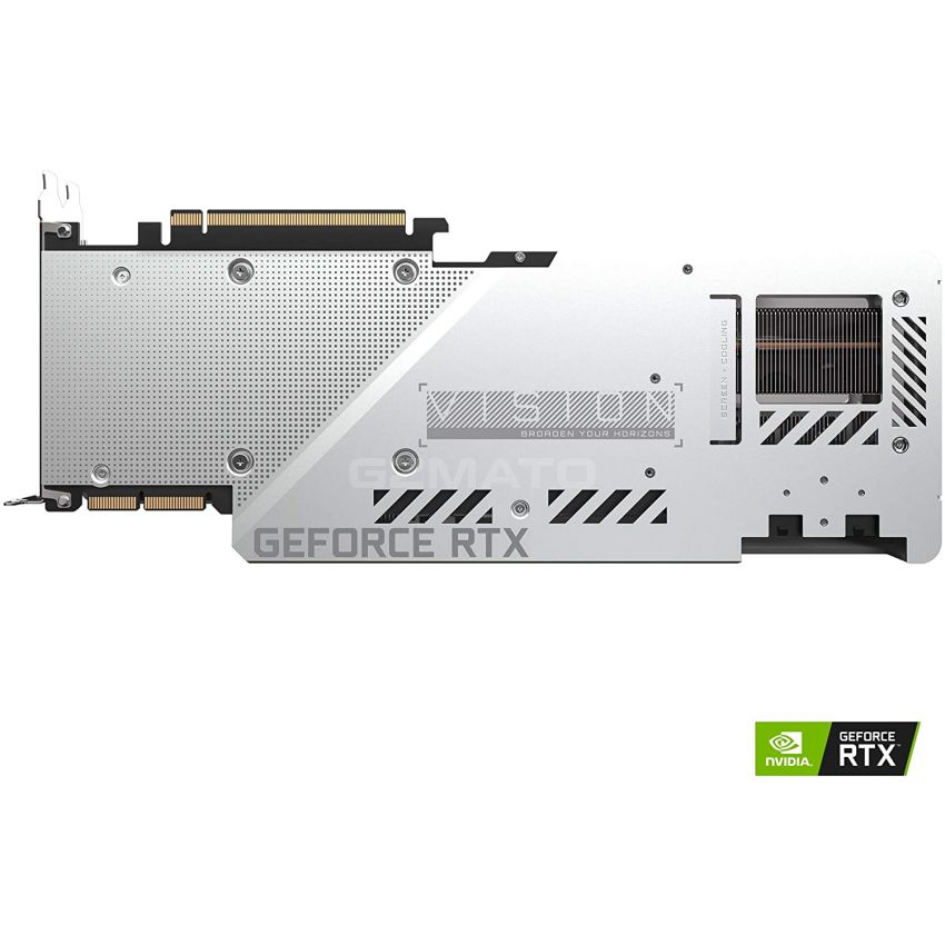 GIGABYTE GeForce RTX 3090 Vision OC 24G, 3 ventiladores WINDFORCE, 24GB 384-bit GDDR6X, GV-N3090VISION OC-24GD