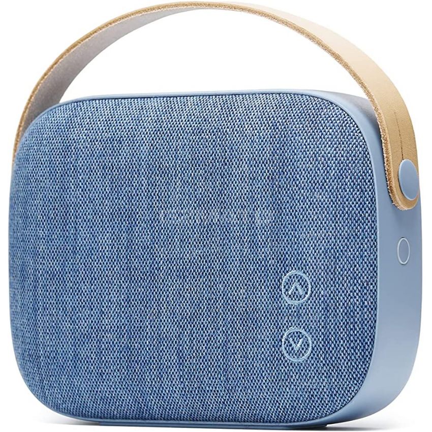 Vifa Helsinki Bluetooth Speaker, Hi-Resolution Bluetooth 4.0 Wireless Speakers, Portable Mini Speaker in Handle Bag Look, High-Performance Private Speaker with Stylish Appearance (2022 Version Aqua Blue)
