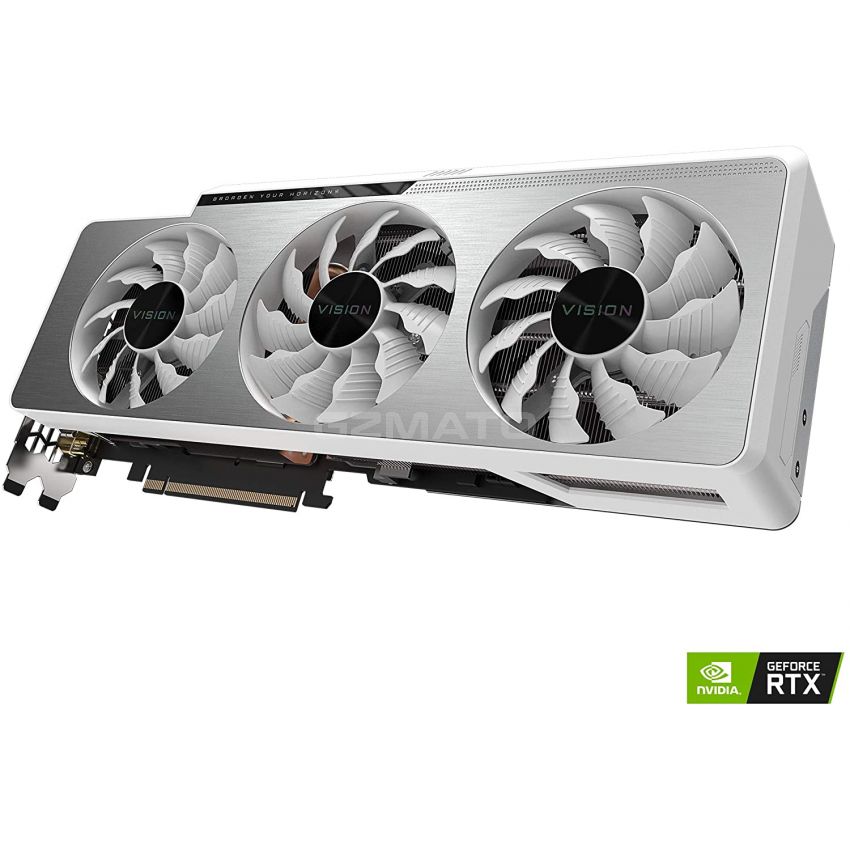 GIGABYTE GeForce RTX 3090 Vision OC 24G, 3 ventiladores WINDFORCE, 24GB 384-bit GDDR6X, GV-N3090VISION OC-24GD