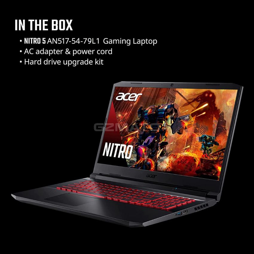 Acer Nitro 5 AN517-54-79L1 Gaming Laptop | Intel Core i7-11800H | NVIDIA GeForce RTX 3050Ti Laptop GPU | 17.3