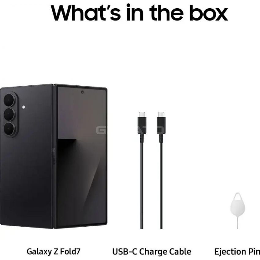 Samsung - Galaxy Fold7 - 1TB - Factory Unlocked - Jet Black