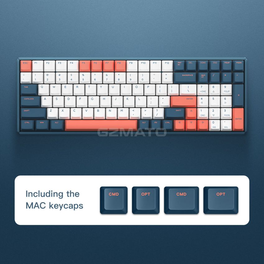 IQUNIX F96 Coral Sea Wireless Mechanical Keyboard