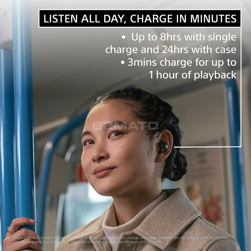 Sony WF-1000XM5 Truly Wireless Bluetooth Noise Canceling Earbuds Headphones - Black
