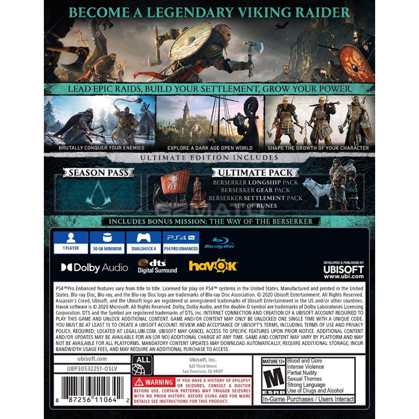 Assassin’s Creed Valhalla Standard Edition - PlayStation 4